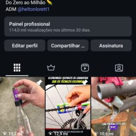 Página Instagram com 87k seguidores