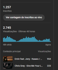 Vende-se 2 Canais com 1k de inscritos ENGAJADOS