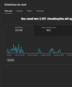 canal de games com 1,3k de inscritos