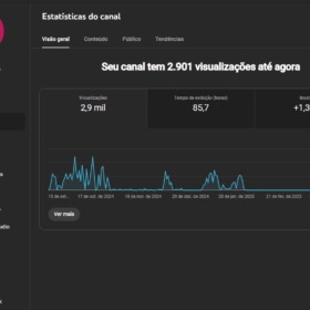 canal de games com 1,3k de inscritos