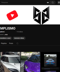 Canal no Youtube 1100 Inscritos