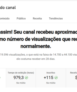 CANAL MONETIZADO MC VARIEDADE COM 4400 INSCRITOS