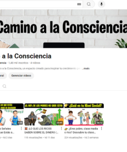 CANAL MONETIZADO ESPANHOL PÚBLICO QUENTE COM 1480 INSCRITOS