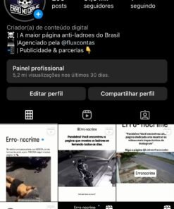 Conta Instagram 31,8k - erro-nocrime