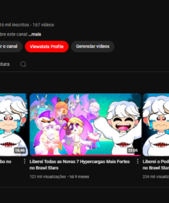 Canal Monetizado com 116 Mil Inscritos | Nicho Brawl Stars | Gerando +R$1.300/Mês