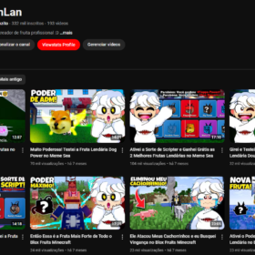 Canal Monetizado com 332 Mil Inscritos | +580 Mil Views/Mês | R$ 1.900 Mensais | Pronto para Retomada