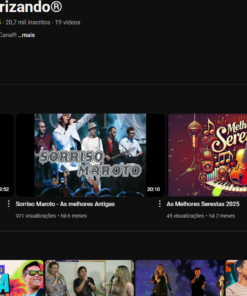 Canal do YouTube com 20 Mil Inscritos