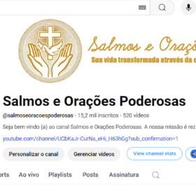 Canal Monetizado @salmoseoracoespoderosas 15.2K subscribers • 520 videos