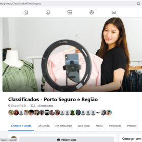 Grupo Facebook de classificados com mais de 30 mil membros de Porto Seguro - BA