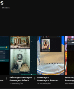 Canal YouTube 1230 Inscritos
