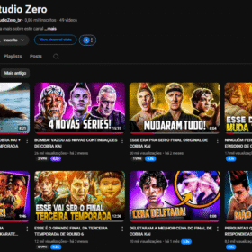 Canal YouTube de cultura nerd monetizado e viral com 3.86K de inscritos