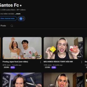 Canal do YouTube MONETIZADO - @RafaelSantosFc_ • 2.52MILHÕES DE INSCRITOS • 891 videos