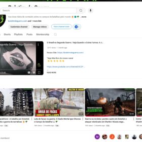 Canal Dark nicho Militar - Boletim de Guerra Monetizado 131 mil inscritos