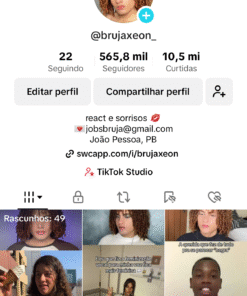 Conta Tiktok 565 mil seguidores