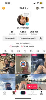 Conta tiktok +1.5+ seguidores