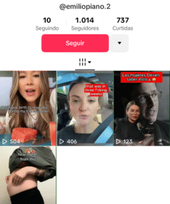 Conta TikTok shop documentada com mil seguidores !!