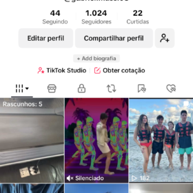 Conta do TikTok 1024 Seguidores