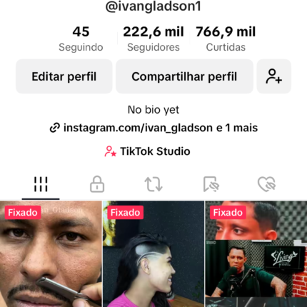 Tiktok Monetizado com 222 Mil Seguidores