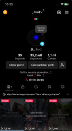 Conta TikTok Monetizada com 35K🔥