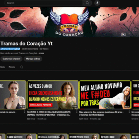 🎭❤️ À VENDA: CANAL DO YOUTUBE “TRAMAS DO CORAÇÃO YT” ❤️🎭 4.800 inscritos