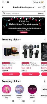 🫵🚨(VENDER RÁPIDO) CONTA TIKTOK SHOP ALEMÃ TOTALMENTE VIRGEM 1,6k