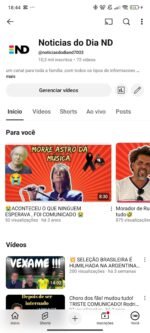 Canal de Notícias com 10 mil inscritos