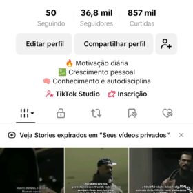 VENDO CONTA NO TIKTOK/ MONETIZADA 36.9K Seguidores 858.4K Curtidas