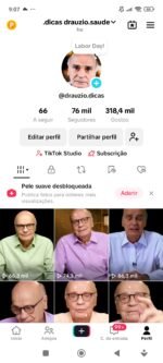 Tiktok conta no nicho saúde 76,1 mil Seguidores - Imagem 3
