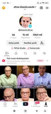 Tiktok conta no nicho saúde 76,1 mil Seguidores - Imagem 3