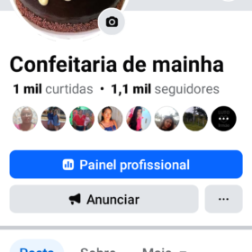 PÁGINA FACEBOOK COM MIL SEGUIDORES