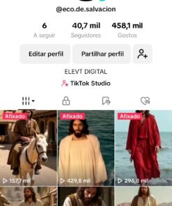 TikTok 40 mil seguidores Monetizado
