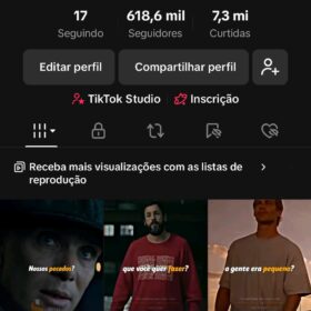 Conta TikTok - 618K de Seguidores