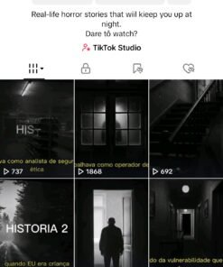 Tiktok "contos de terror" com 194 Seguidores