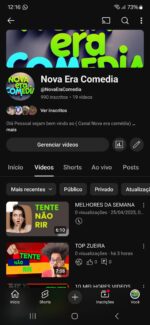 Canal do YouTube 990 Inscritos