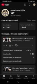 YouTube religião com 947 inscritos - Imagem 2