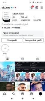 Conta do Instagram Verificada Com 211 Mil Seguidores REAIS - Imagem 2