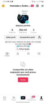 Conta Tiktok +28k seguidores monetizada publico 100% real br + nicho viral
