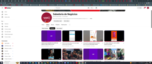 Canal do YT MONETIZADO 55 MIL INSCRITOS- NICHO NEGÓCIOS