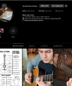 Instagram de música 450.000 seguidores reais