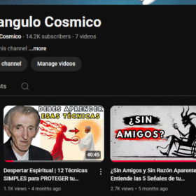 Canal webDark em espanhol com 14k inscritos MONETIZADO