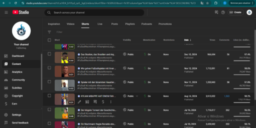 Canal de Futebol Alemão com 60k de Inscritos e já fez $6.000 - Imagem 3