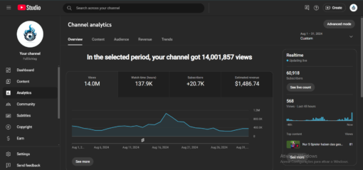 Canal de Futebol Alemão com 60k de Inscritos e já fez $6.000 - Imagem 7