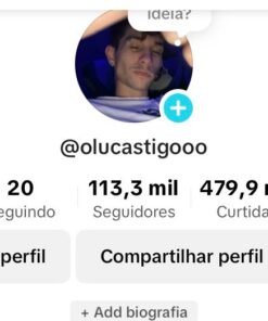 conta tiktok +112k monetizada