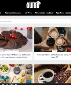 Site de Receitas com 2 mil receitas publicadas e 155 webstory