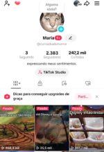 CANAL YOUTUBE 458 inscritos + CONTA TIKTOK