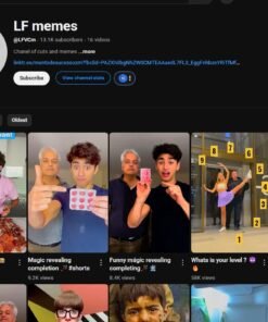 Canal 13k de inscritos muito engajado