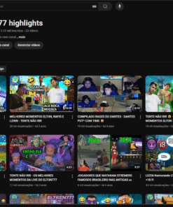 Canal YOUTUBE games: free fire com 1100 Inscritos