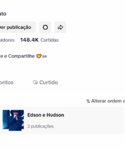 TIKTOK pagina sertaneja mais de 1.7M de acessos