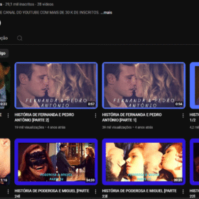 Canal de Novelas com 29K de Inscritos