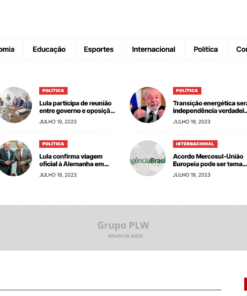 Site de noticias personalizavel tudo configurado